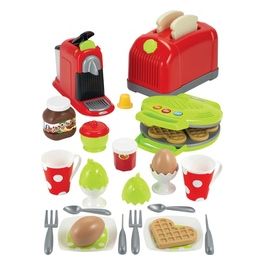 100% Chef Maxi Set Per La Colazione Con Tostapane. Macchina Del Caffe E Piastra Waffle