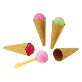 Set Gelato 100 Chef per Giocattoli e Giochi Cucina per Bambini in Plastica Colorata per Divertimento Creativo