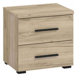 11008350 Comodino Dado Rovere Grigio