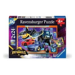 2 Puzzle da 24 Pezzi - Batwheels