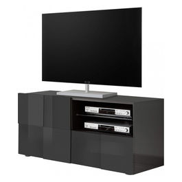 20 23 08 - 01 Base Tv Piccola Grigio Lucido Lorenzo