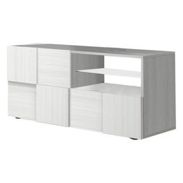 20 90 08 - 01 Base Tv Piccola Bianco Lucido Lorenzo