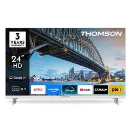 Thomson, TV LED HD 24", Google TV, Bianco