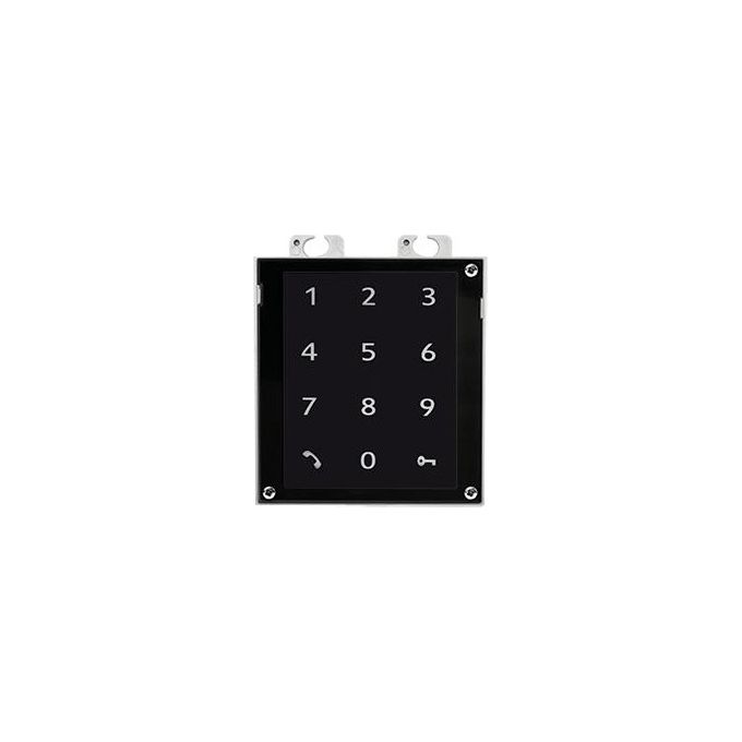 2N 9155047 Helios IP Verso Modulo Tastiera Touch Capacitiva Controllo Accessi IP65 IK08 colore Nero