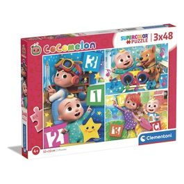 3 Puzzle da 48 Pezzi - Cocomelon