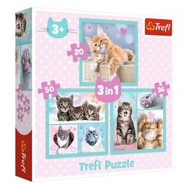 3 Puzzle In 1 - Sweet Animals