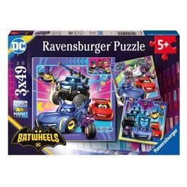 3 Puzzle da 49 Pezzi -batwheels