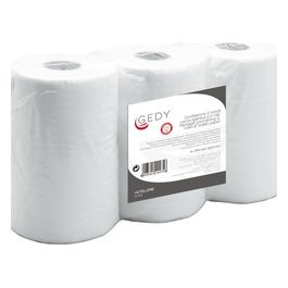 3 Rotoli Asciugatutto Mt.50 Silver/Alluminio/Incolore/Trasparente Carta/Cartone 21x41,5x13 Cm