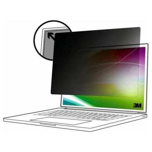 3M BP121W1B Schermo Anti-Riflesso Filtro per la Privacy Senza Bordi per Laptop 12.1"