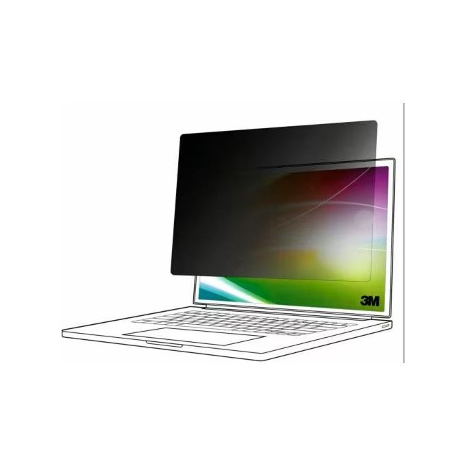 3M BP133W1E Filtro per la Privacy per Notebook 13.3'' Formato 16:10 Tecnologia Advanced Nanolouver Trasmissione Luce 85% Compatibile Touchscreen colore Nero