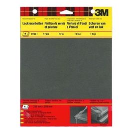 3M Carta abrasiva nera P 240 (4 pz) 