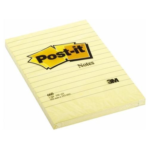 3m Cf6 post-it Largenote 102x152 Righe