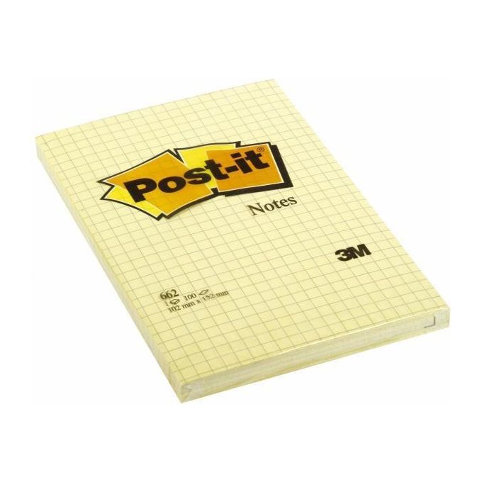 3m Cf6 post-it Large Note 102x152 Quadretti