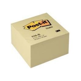 Confezione Da 1 Cubo Da 450 Fogli Colore Giallo Dim. 76 X 76 Mm