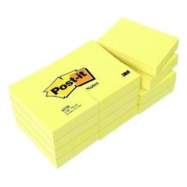 3m Confezione Da 12 Blocchetti Di Post-it Dim. 38 X 51 Mm