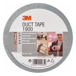 Duct Tape 1900 Nastro Telato per Riparazioni Grigio 50x50