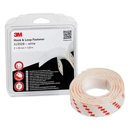 3M Nastro Velcro Adesivo Hook&Loop 1.25mtx25mm