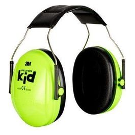 3M Peltor Kid Cuffia Antirumore KIDV 27 dB Verde Neon