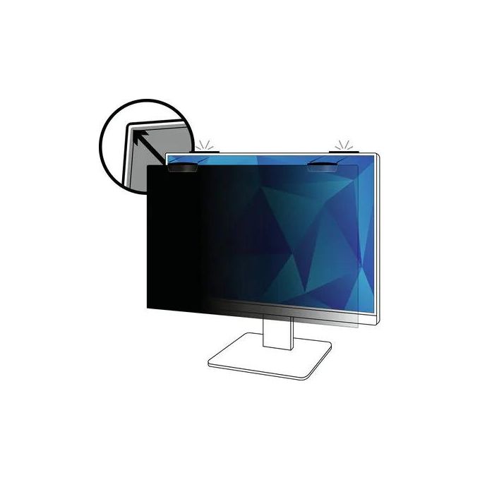 3M PF240W1EM Filtro per Privacy COMPLY Magnetic per Monitor 24'' 16:10