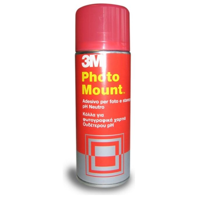 3M Photo Mount - Adesivo Spray Trasparente Per Foto E Stampe 400ml