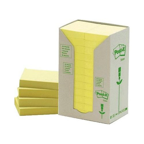 3m Post-it Cf24post-it Ricicl 653-1t Giallo