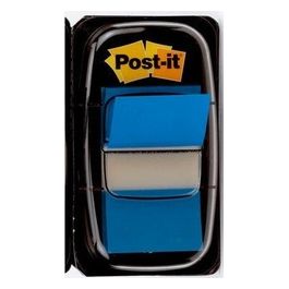 3M Post-it Index - 50 Bandierine Segnapagina Colore Blu (25.4x43.2 Mm)