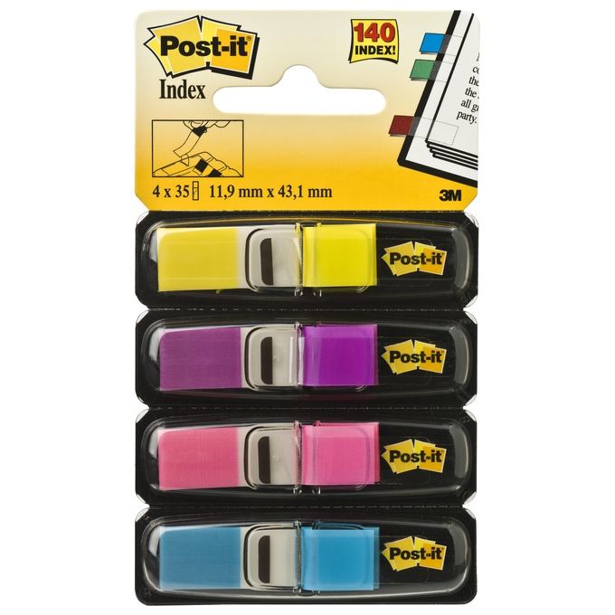 3m Post-it Index 683.4ab 4 Miniset Color