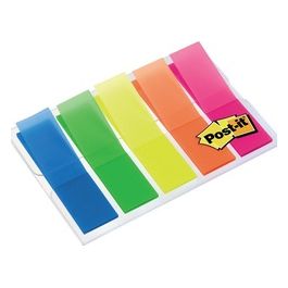 3M Post-it - Miniset Full Colour- 100 Segnapagina Mini In 5 Colori Fluo