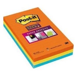 3M Post-it Notes - Confezione Da 3 Blocchetti 3 Colori A Righe (102x52 Mm)