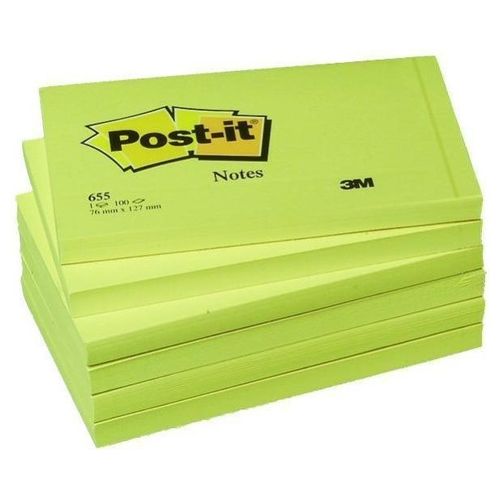 3m Post-it Post-it -655- Giallo 76x127 Conf.12