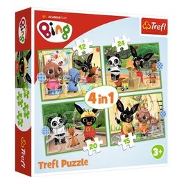 4 Puzzle In 1 - Bing: La Felice Giornata Di Bing