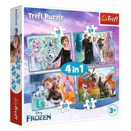 4 Puzzle In 1 - Frozen 2: The Amazing World Of Frozen