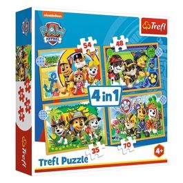 4 Puzzle In 1 - Paw Patrol: Vacanze
