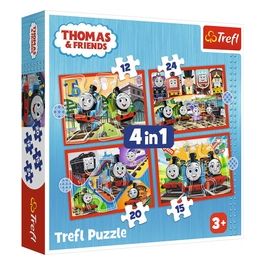 4 Puzzle In 1 - Thomas And Friends: Amazing Thomas