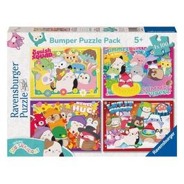 4 Puzzle da 100 Pezzi - Squishmallows