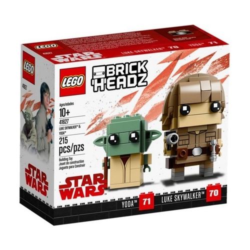 LEGO BrickHeadz Luke Skywalker E Yoda 41627