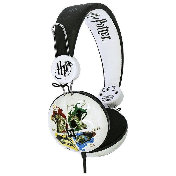 4Side Harry Potter Hogwarts Crest Dome Cuffie