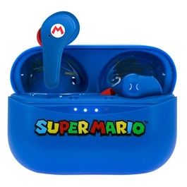 Super Mario Blue Earpods Auricolari