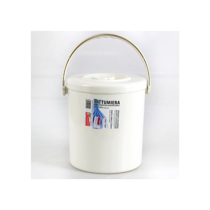 Image of Pattumiera con coperchio agganciabile Lt.15