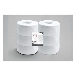 6 Rotoli Carta Igien.Mt.500 Silver/Alluminio/Trasparente Carta/Cartone 11,5x31x31 Cm