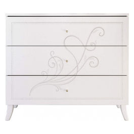 67 18 01 - 02 Como' 3 Cassetti Bianco Frassinato Alessandro