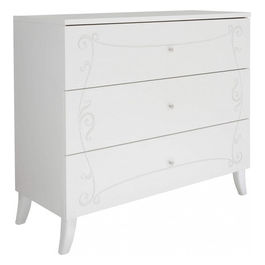 67 18 70 - 02 Como' 3 Cassetti Bianco Frassinato Tommaso