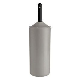 Porta scopino da bagno Line Classic grigio e nero