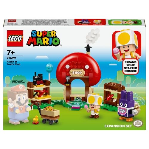 LEGO Super Mario 71429 Pack di Espansione Ruboniglio al Negozio di Toad, Giochi per Bambini 7+ Anni con 2 Personaggi Giocattolo