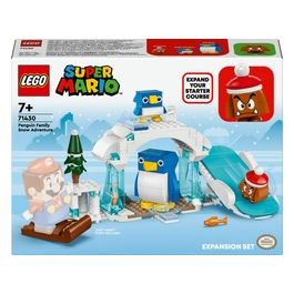 LEGO Super Mario 71430 Pack di Espansione La Settimana Bianca della Famiglia Pinguotto, Giochi per Bambini 7+ con 3 Personaggi