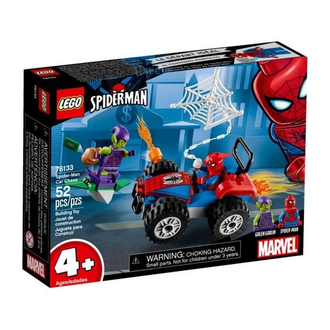 LEGO Super Heroes Inseguimento In Auto Di Spider-Man 76133