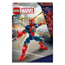 LEGO Marvel 76298 Personaggio Costruibile di Iron Spider-Man, Gioco per Bambini 8+, Supereroe Snodabile con 4 Braccia Extra