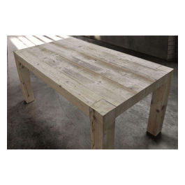 788 Tavolo In Legno Vecchio 90 X 180/230/280 Naturale