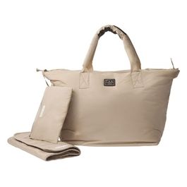 Roma Bag Borsa da Passeggino Large Beige ideale per organizzare e trasportare accessori per bambini