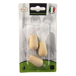 3 Tappi Dosatori in legno Vivi